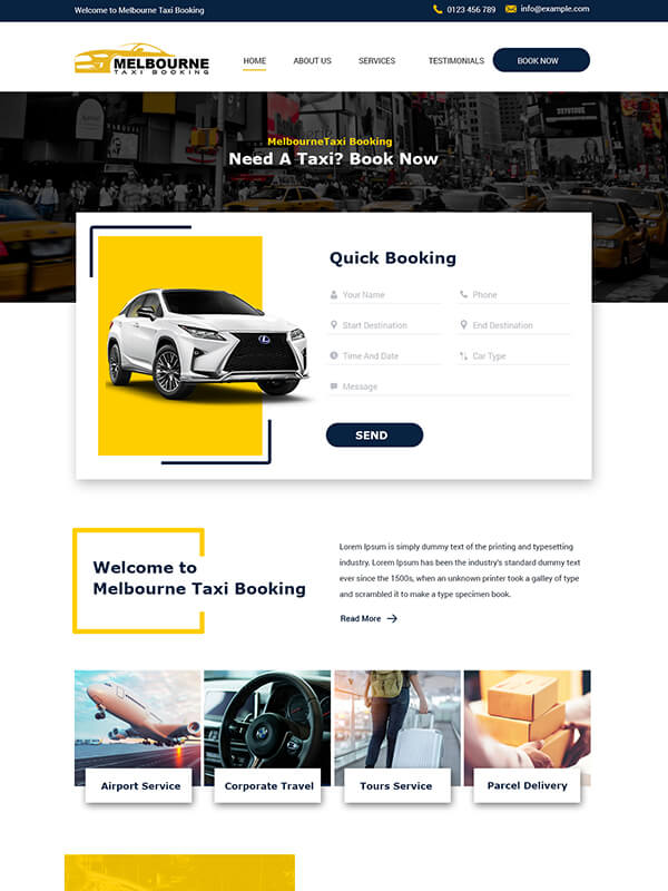 Melbourne Taxi Booking